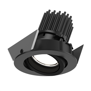 Louis Poulsen LP 45 Plafondlamp Draaibaar Ø7,5 3000K & Dali Zwart