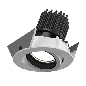 Louis Poulsen LP 45 Plafondlamp Draaibaar Ø7,5 3000K & Dali Wit
