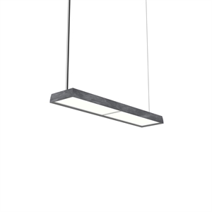 Louis Poulsen LP Slim Hanglamp Single 3000K & Dali Dark Raw Aluminium