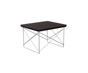 Vitra LTR Salontafel Massief Donker Eiken/ Chroom