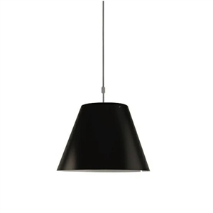 Luceplan Costanza Up/Down Hanglamp Aluminium M. Lampenkap Zwart