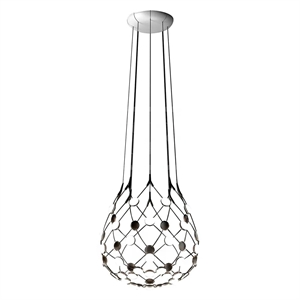 Luceplan Mesh Hanglamp Ø55 Zwart 5 Meter