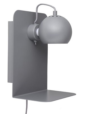 Frandsen Ball Wandlamp met USB Mat Licht Grijs