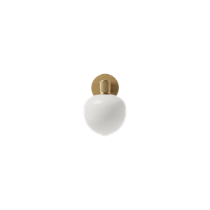 LYFA MEMOIR 120 Wandlamp Messing/Opaal