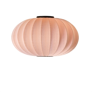 Made By Hand Knit-Wit Ovale Plafond-/ Wandlamp Ø76 Koraal