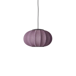 Made By Hand Knit-Wit Ovale Hanglamp Ø45 Burgundy LED