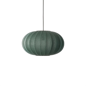 Made By Hand Knit-Wit Ovale Hanglamp Ø57 Hanglamp Tweed Groen