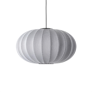 Made By Hand Knit-Wit Ovale Hanglamp Ø76 Zilver LED