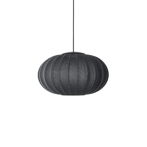 Made By Hand Knit-Wit Ovale Hanglamp Ø57 Zwart LED