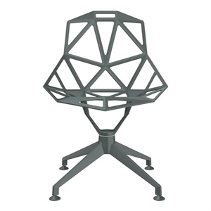 Magis Chair One 4 Star Eetkamerstoel Adapta Grijs Groen