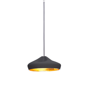 Marset Pleat Box Hanglamp 36 Zwart & Goud