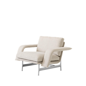 &Tradition Meantime AV29 Fauteuil Sofa Gepolijst Aluminium/Ecriture 0210