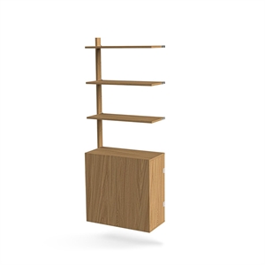 Mazo MOD Model 8 Plankensysteem 1x1925 Rail + 3 Planken + Kast Eikenhout