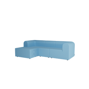 Montana Paradigm 3-zitsbank met Poef Links N66266-Nobel66266