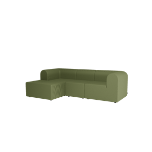 Montana Paradigm 3-zitsbank met Poef Links N68303-Nobel68303