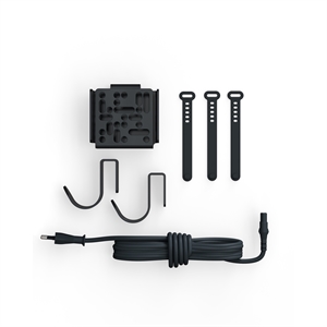 Bundel met Voetstukmontage in Houtskoolkleur