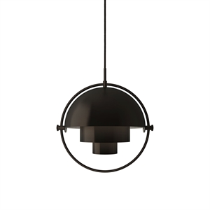 GUBI Multi-Lite Hanglamp Klein Messing Zwart