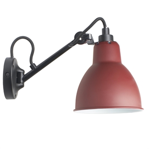 Lampe Gras N104 Wandlamp Zwart/ Rood – DCWéditions