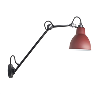 Lampe Gras N122 Wandlamp Zwart/ Rood – DCWéditions