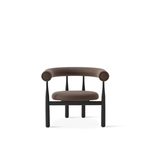 New Works Bukowski fauteuil Zwart/ Wooly Plus 1008
