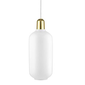 Normann Copenhagen Amp Hanglamp Groot Wit/ Messing