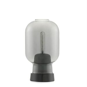 Normann Copenhagen Amp Table Lamp Smoke-coloured/Black
