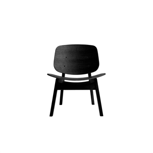 Ro Collectie Pandora Fauteuil Zwart Gelakt Eikenhout