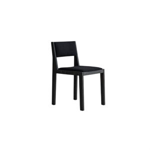 Vaarnii 016 Maasto Eetkamerstoel Gestoffeerde Zitting & Rug Zwart/Zwart 0194