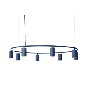 Pholc Donna Circle 100 Hanglamp, middernachtblauw