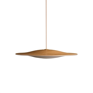 Piet Hein Sinus-Wood 550P Hanglamp Eiken/Opaal