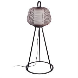 Faro NARA Buiten Vloerlamp Roestbruin/ Opaal Wit