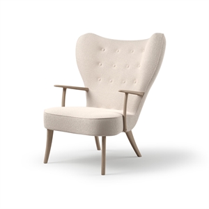 Warme Nordic Pragh Fauteuil Barnum 24/wit Geolied Eiken