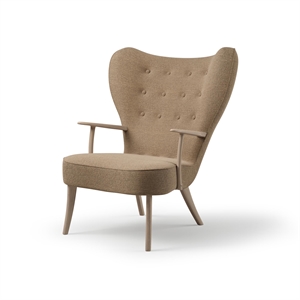 Warme Nordic Pragh Fauteuil Barnum 04/wit Geolied Eiken