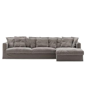Decotique Le Grand Air 3-zitsbank Divan Rechts Gerookt Graniet