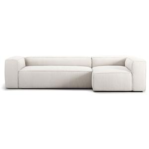 Decotique Grand 4-zitsbank Divan Rechts Stoom/ Wit