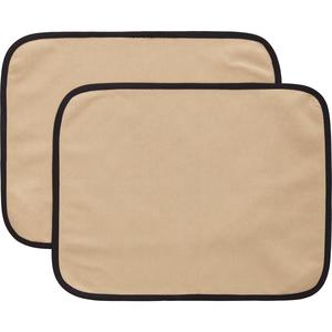 Decotique Elvira Placemat 35x45 Set van 2 Zwart/Naturel