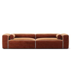 Decotique Grand Hue 4-zitsbank Moonwhite/ Koperen