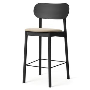 Decotique Elephant Barkruk Zwart/ Beige Fluweel