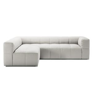 Decotique Mure 3-zitsbank met Open Uiteinde Links, Stoom/ Wit