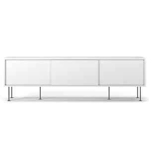 Decotique Vogue TV-meubel met Poten 180 cm Wit/ Zwart