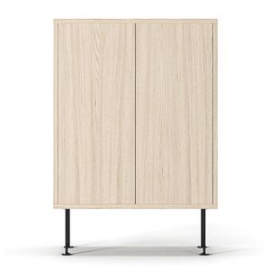 Decotique Vogue 64 kast wit gepigmenteerd eiken/ Zwart