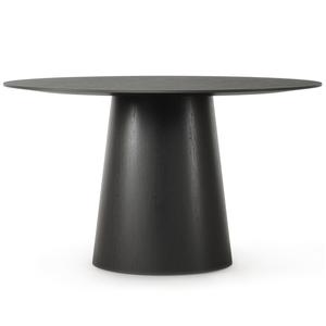 Decotique Social Eettafel 130 Zwart/ Eiken