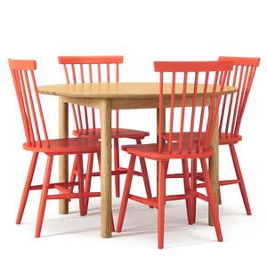 Eettafelset van Department Wood, Eiken/ Oranje