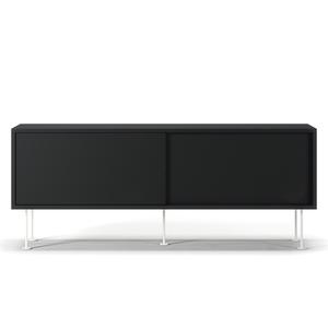 Decotique Vogue TV-meubel met poten 136 Antraciet/ Wit