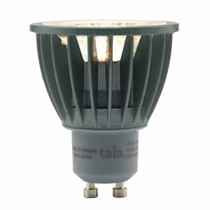 Tala GU10 6.5W LED 2000-2800K CRI97 Dim-To-Warm Met 38° Stralingshoek
