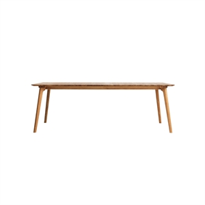Ro Collection Salon Eettafel 220x100 Geolied Eiken