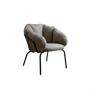 Maze Same Easy Fauteuil Zwart/Taupe