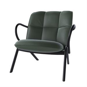 TON Cissy 73,5 cm Fauteuil Zwart/ Groen