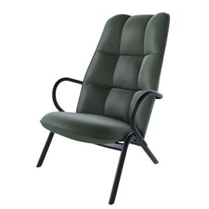 TON Cissy 103,5 cm Fauteuil Zwart/ Groen