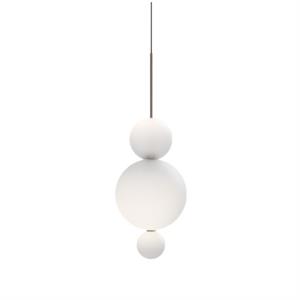 Karman Opium 3 Hanglamp , Mat/Halfglanzend Aluminium